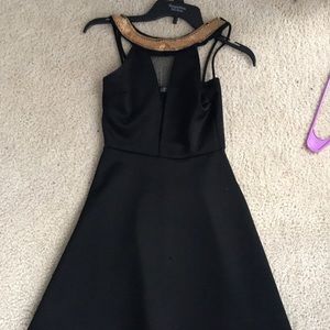Black skater dress for something fancy